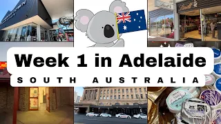 Week 1 in Adelaide South Australia | Rundle Mall Tour | Grocery Shopping and Exploring Adelaide