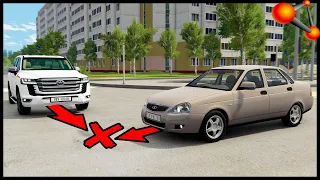 DRIVED ON RED TRAFFIC LIGHT! - BeamNg Drive