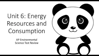 Unit 6 APES Energy Use Review- AP Environmental Science