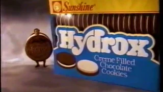 1988 Hydrox Cookie TV Commercial (not oreo!)