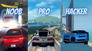 Asphalt 8 NOOB VS PRO VS HACKER