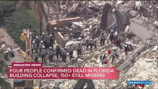 Florida building collapse: 4 dead, 159 missing as survivor search continues