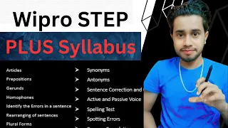 Wipro Step Plus Assessment Syllabus | How to Prepare for Step Plus Assessment | SPeaking section |