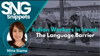 Indian Workers In Israel: The Language Barrier I #india #israel