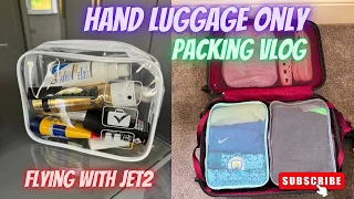 Tenerife Packing Vlog | April 2024 | Packing For Jet2 Flight Hand Luggage Only! ✈️🛄💚✨