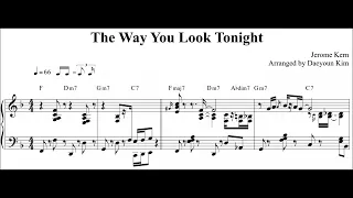 [Jazz Standard] The Way You Look Tonight (sheet music)
