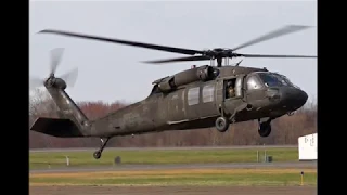 Сборка бумажной модели вертолёта BLACK HAWK UH-60