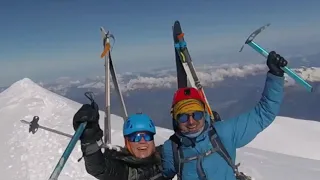 Ski Mont Blanc via the Grand Mulets/ski de randonnée Mt Blanc 10.6.21