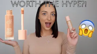 Honest E.L.F. Halo Glow Liquid Filter Review and Try On!