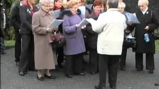 Chant des Mineurs par la chorale franco-italienne d'Algrange