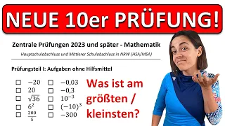 🚀🚀🚀 SCHAFFST DU die NEUE 10er PRÜFUNG (2023) für den Haupt-/Realschulabschluss!?