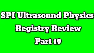 Ultrasound Physics