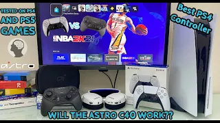 Astro C40 TR Controller On The PS5 - (PS4 and PS5 Game Test) ASMR