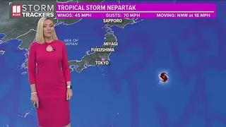 Typhoon Nepartak heading toward Tokyo games