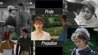 The transformation of Darcy - Pride & Prejudice (1961,1967,1980,1995,2005)