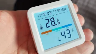 Обзор умный датчик температуры и влажности wifi