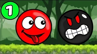 Новый КРАСНЫЙ ШАР Приключения ЧАСТЬ#1 Мультик ИГРА Red Ball Adventure на канале Мистер Игрушкин