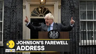 'Time for all to get behind Liz Truss,' Outgoing UK PM Boris Johnson delivers farewell speech | WION