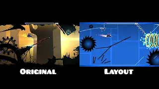 "Boss 3 Electro" Original vs Layout | Geometry Dash Comparison