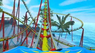 Epic Roller Coasters VR 2023 update: Tropical Island