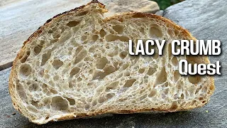 LACY CRUMB quest. Open crumb sourdough bread. | by JoyRideCoffee