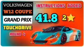 Asphalt 9  Volkswagen W12 COUPE Grand Prix Touch Drive Round 4, 2 star instructions added | Rat Race