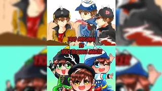 Who Is Strongest | Trio Original VS Trio Trouble Maker #boboiboy #boboiboygalaxy