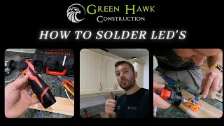 HOW TO SOLDER LED RIBBON LIGHTS