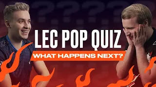 What Happens Next? | LEC Pop Quiz | 2021 Spring