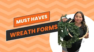 My wreath making ESSENTIALS!!! Wreath forms in all shapes and forms