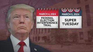 Former President Trump's trial set for March 4, 2024