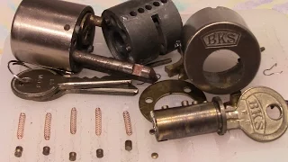 (picking 210) BKS Round-Cylinder picked and fully gutted (ATTENTION: Lengthy autopsy)