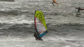 Windsurfing: Big Bay, Cape Town, South Africa - 07/02/2023