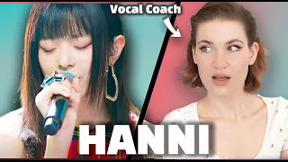 Finally a proper lower register! | Vocal Coach Reaction to HANNI of NewJeans on Lee Mujin Service!