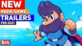 BEST NEW Indie Game Trailers - February 2021