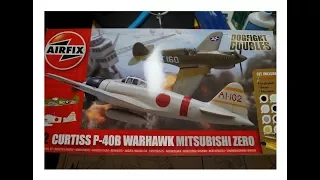 Airfix 1:72 Curtiss P-40B Warhawk and Mitsubishi Zero Build Part Two