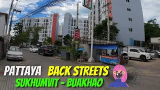 Pattaya Back Streets 29/Dec/21 Sukhumvit Rd to Soi Buakhao