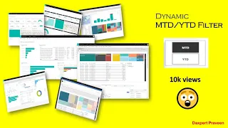 How to build dynamic MTD/YTD Slicer | Power Bi | Data Analyst