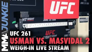 UFC 261 official weigh-in live stream