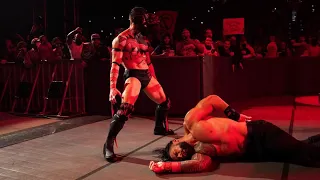 DEMOM BÁLOR ATTACKS ROMAN REIGNS & THE USOS WWE SMACKDOWN FULL SEGMENT