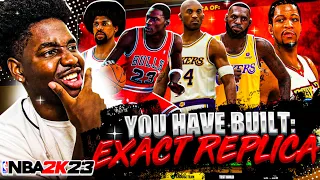 I Made 12 ALL *NEW* SPECIAL REPLICA BUILDS IN ONE VIDEO On NBA 2K23!! EASTER EGG BUILDS NBA 2K23!!