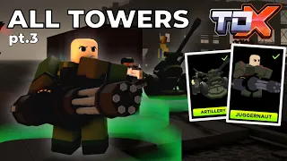 [3] The STRONGEST towers in TDX | Tower Defense X (Roblox)