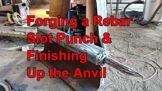 Forging slot punch and horn for the new anvil