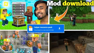 @UjjwalGamer MINECRAFT, BUT VILLAGERS WORK FOR ME |  Download for PE | Minecraft