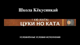 ШКОЛА КЁКУСИНКАЙ. ЦУКИ НО КАТА (1 КЮ). Усложнённые условия