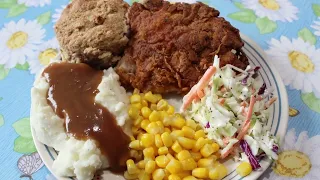 Making Copycat Kentucky Fried Chicken Feast at Home