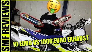 10 EURO VS 1000 EURO EXHAUST! // Supermofools Reviews