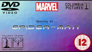 Opening to Spider-Man 2002 UK DVD