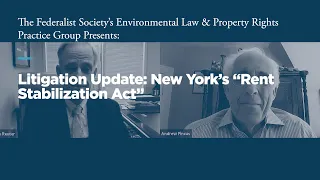 Litigation Update: New York's "Rent Stabilization Act"