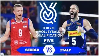 SERBIA vs ITALY | Best Actions | Volleyball Olympic Qualification 2019 (HD)